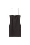 alexander wang lace tube dress in active stretch lycra black