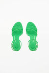 alexander wang dahlia 105 sandal in lycra neon kelly