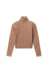 HOTFIX LOGO TURTLENECK IN CRYSTAL NYLON