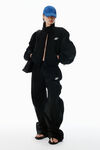 Alexander Wang black black oversized track jacket