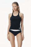 Alexander Wang navy 经典罗纹棉质工字背心