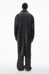Alexander Wang black unisex coat in primal lambskin leather