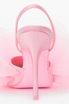 alexander wang pom 105 网眼/水晶露跟鞋 prism pink