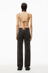 alexander wang hotfix string bikini top in contour swim black