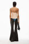 alexander wang butterfly cami top in silk charmeuse peach sorbet