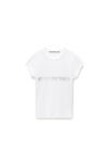 Alexander Wang white crystal dégradé logo cotton baby tee
