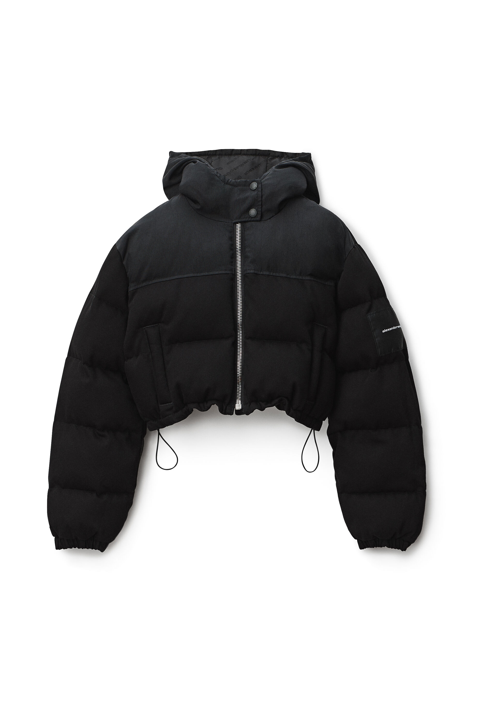 alexanderwang CROPPED PUFFER JACKET IN 