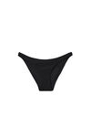 alexander wang bikini bottom in textured logo jersey black