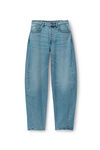 Alexander Wang classic light indigo oversized low rise jeans