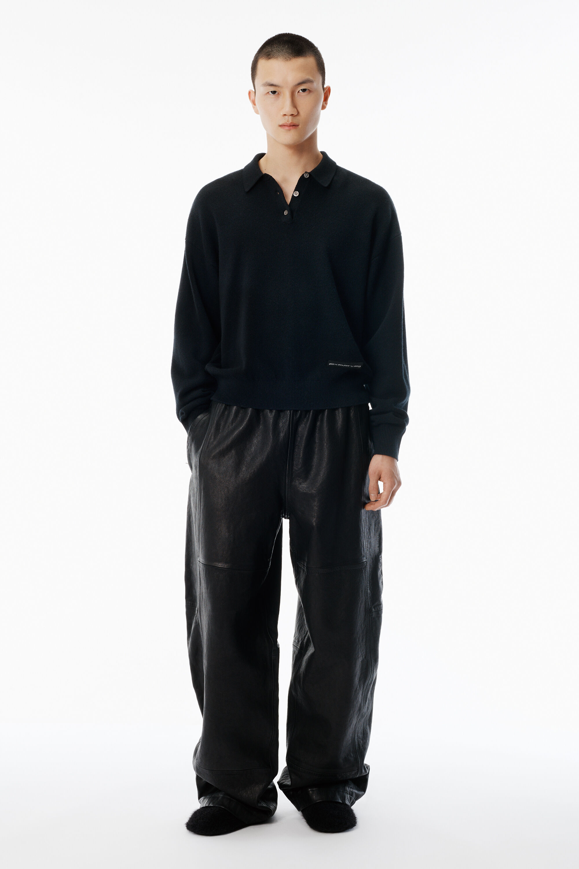 alexanderwang アレキサンダーワング ブラック ウールブレンド