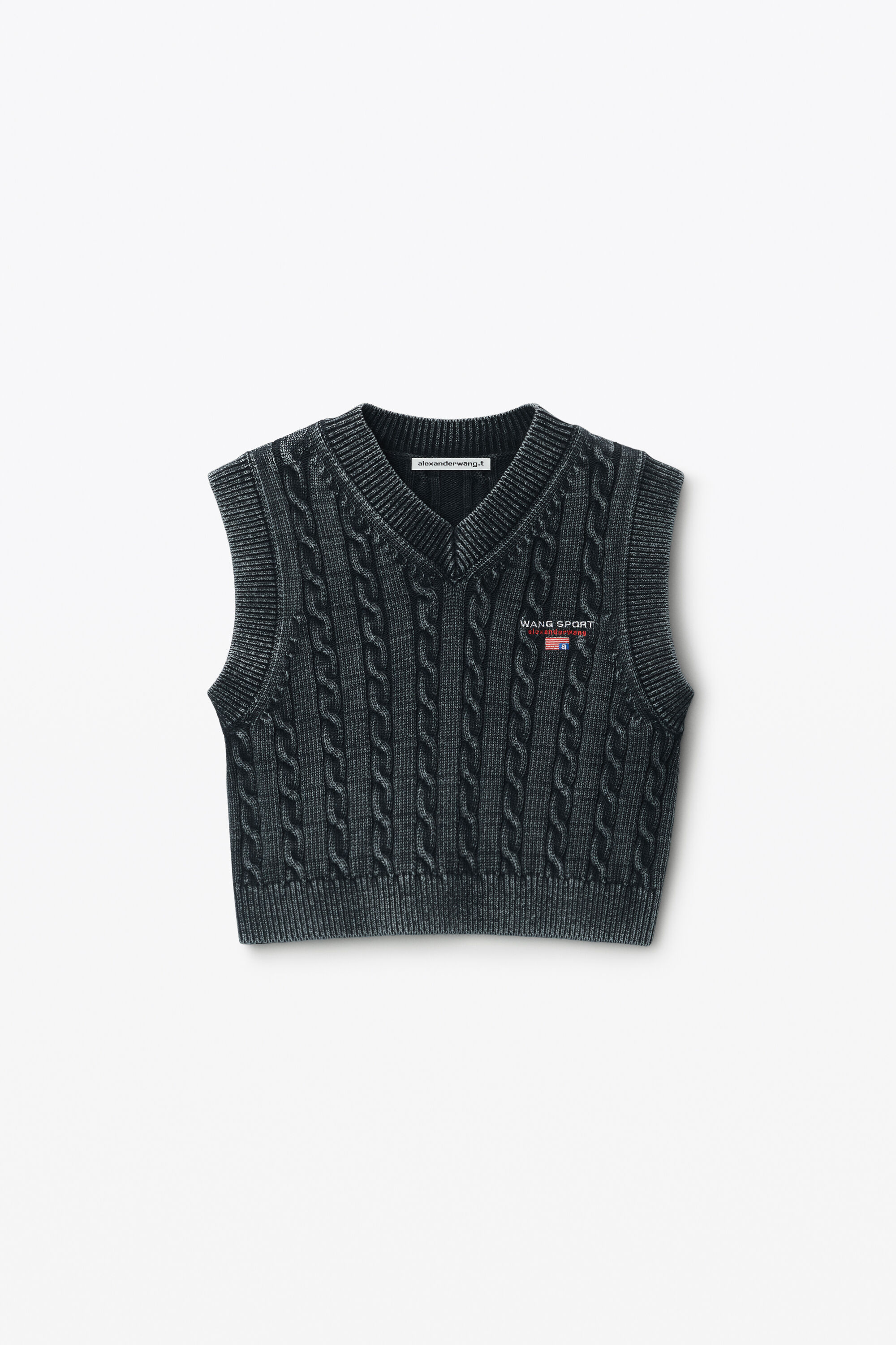 【送料&関税込】Alexander Wang Deconstructed Vest Deconstructed Vest in BLACK | alexanderwang®