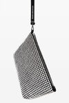 Alexander Wang white heiress wristlet pouch