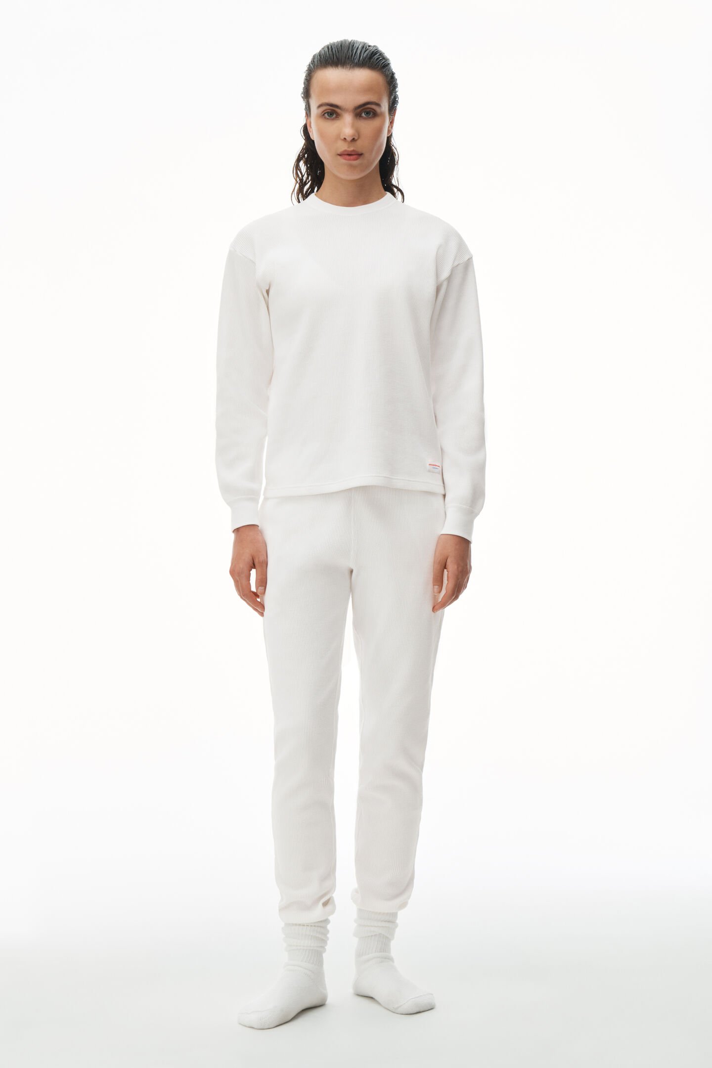 alexanderwang アレキサンダーワング コットン ワッフルサーマル ユニ 