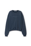 Alexander Wang acid pebble エンボスロゴ コットン スウェットシャツ