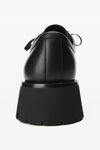Alexander Wang black colt lace-up loafer in leather