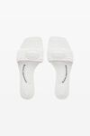 Alexander Wang optic white vy 平底凉鞋