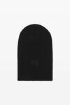 alexander wang logo balaclava in compact deboss black