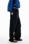 Alexander Wang faded black black expandable basketball mesh jeans