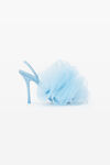 alexander wang pom 105 网眼/水晶露跟鞋 celestial blue