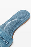 Alexander Wang vintage medium indigo vy slide sandal in denim