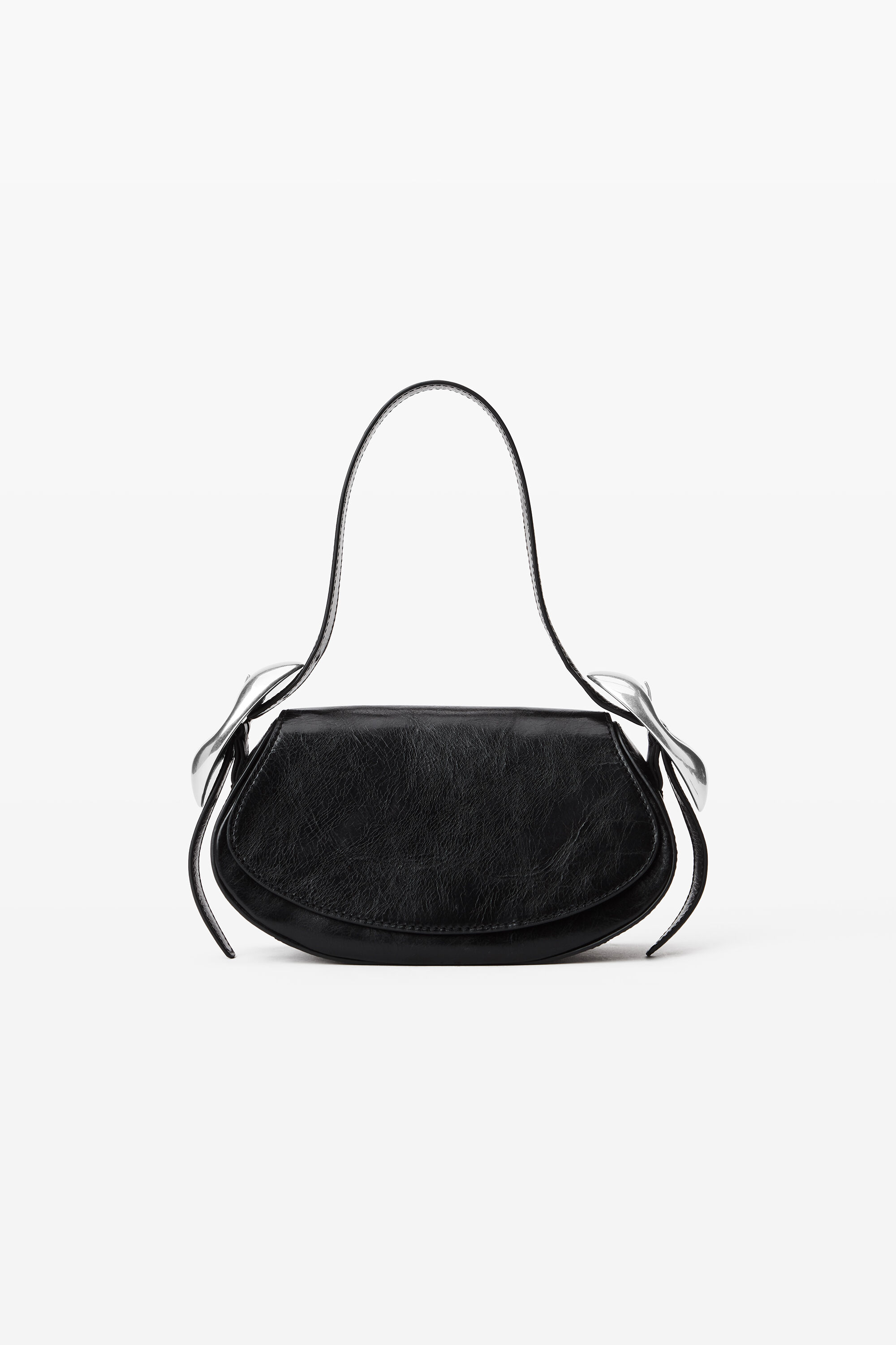 Orb Small Flap Bag in BLACK | alexanderwang®