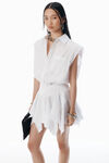 Alexander Wang white white pre-styled cotton shirtdress