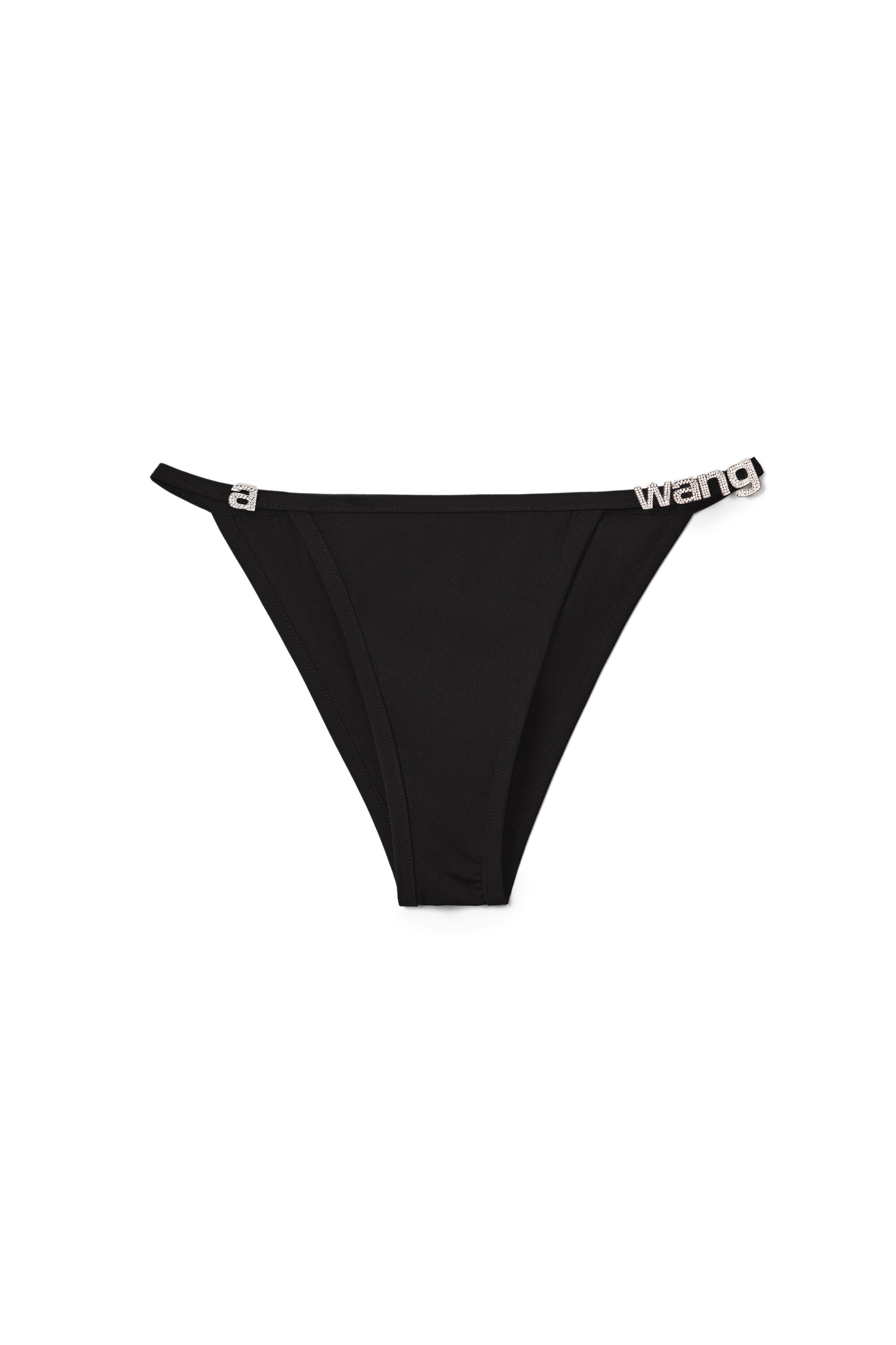 【送料&関税込】T by Alexander Wang Bikini Briefs With Logo Alexander Wang Logo bikini briefs in textured fabric | The