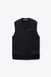 Alexander Wang graphite sweater vest in wool