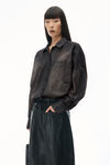 Oversized Shirt in Cotton Twill
