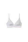 alexander wang 罗纹平纹布三角文胸 heather grey