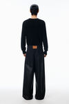 Alexander Wang black wool crewneck pullover