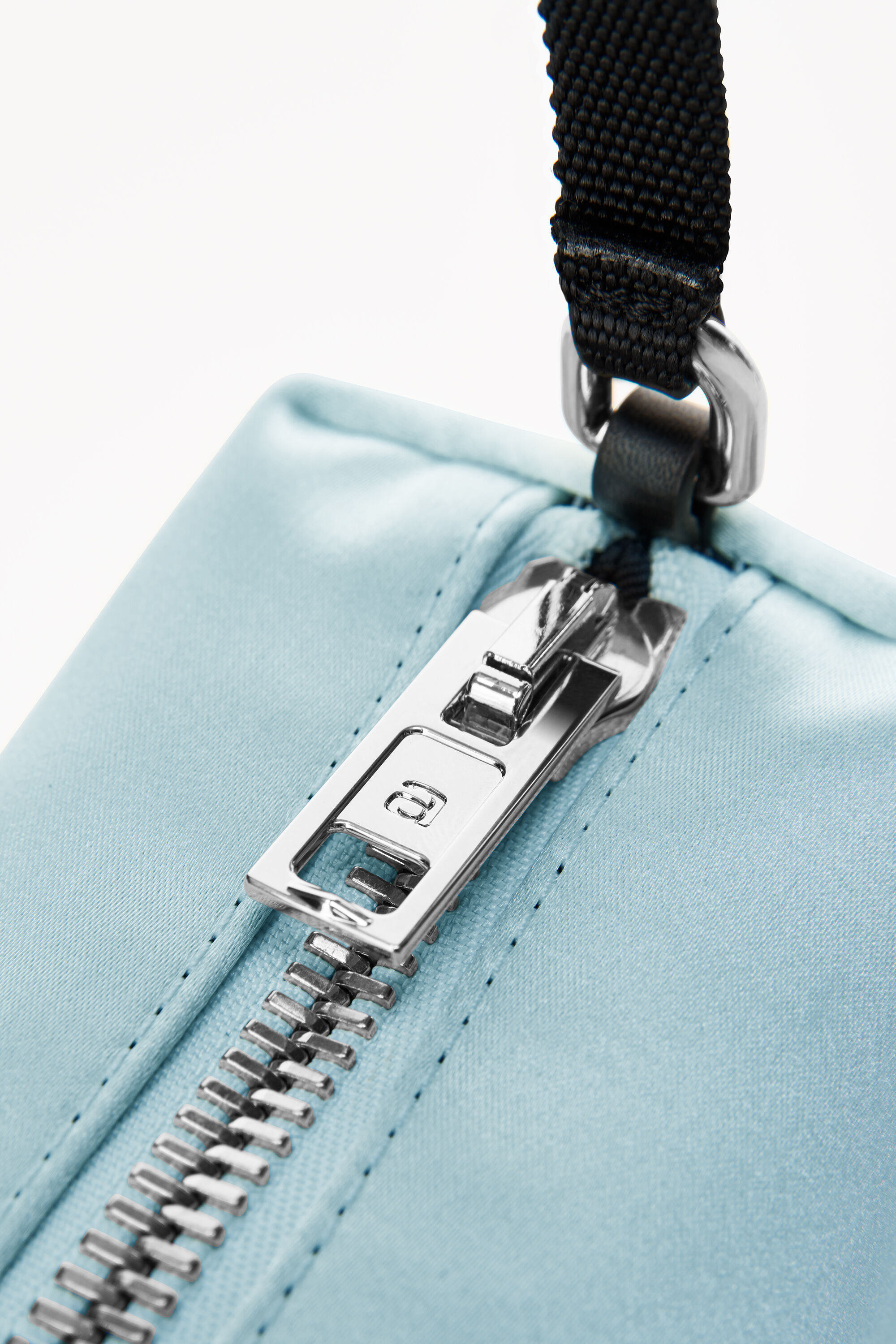 alexander wang heiress satin pouch