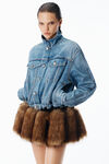 Alexander Wang vintage light indigo デニム トラックジャケット