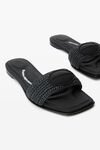 Alexander Wang black vy 平底凉鞋