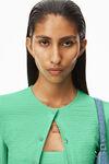 alexander wang 纹理提花平纹针织开衫 mint julep