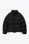 alexander wang 反光徽标夹棉外套 black