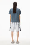 alexander wang 发泡徽标装饰棉质平纹针织 t 恤 motor grey
