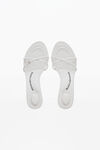 alexander wang dahlia 50 小山羊皮凉鞋 white