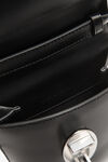 alexander wang dome structured crossbody in leather black
