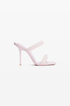 Alexander Wang light pink julie 105 毫米尼龙管状凉鞋