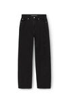 Alexander Wang washed black ez 镂空徽标牛仔裤