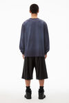 alexander wang コンパクトジャージー ロングスリーブ tシャツ grape navy