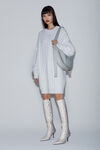 Alexander Wang natural vivica 85 皮革及膝靴