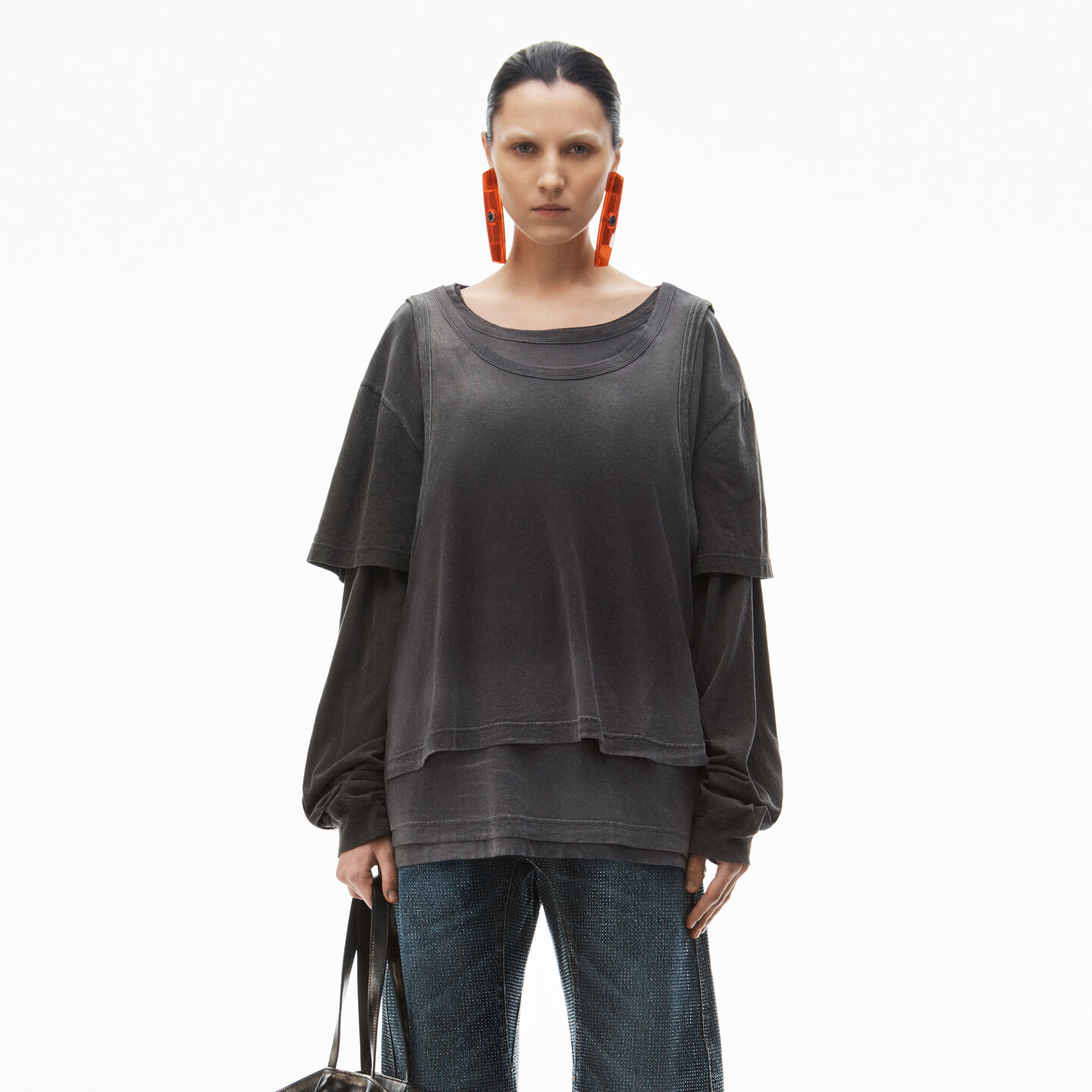 ALEXANDER WANG TEE IN COTTON