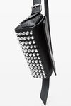 Alexander Wang black ricco 羔羊皮中号两用翻盖包