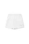 Alexander Wang white unisex short in heavy cotton jersey