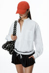 Alexander Wang white コットンオックスフォード オーバーサイズシャツ