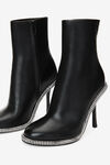 alexander wang kira ankle boot in leather black
