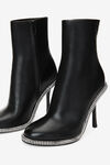 alexander wang kira 皮革踝靴 black