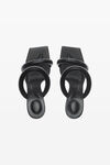 Alexander Wang black julie 羔羊皮管状凉鞋
